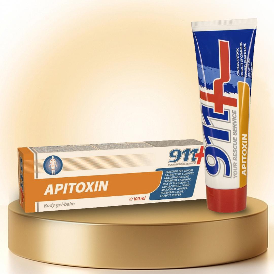 đ APITOXIN Body Gel-Balm with Bee Venom â 911 FARMAKOM <span style="color: red">100 ml</span>