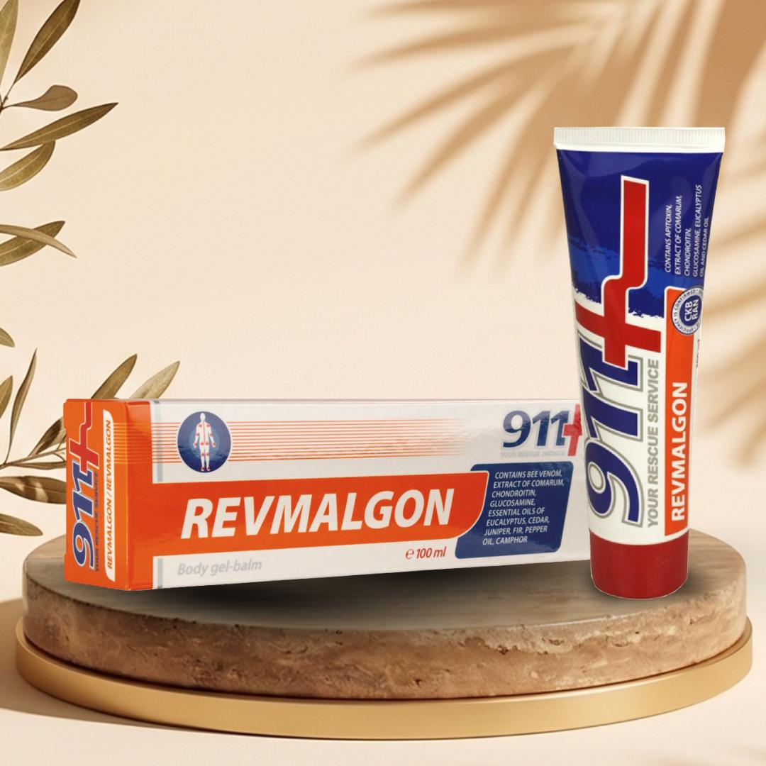 đż REVMALGON Body Gel-Balm â 911 FARMAKOM <span style="color: red">100 ml</span>